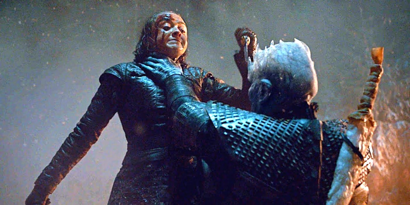 Arya Kills Night King Game of Thrones