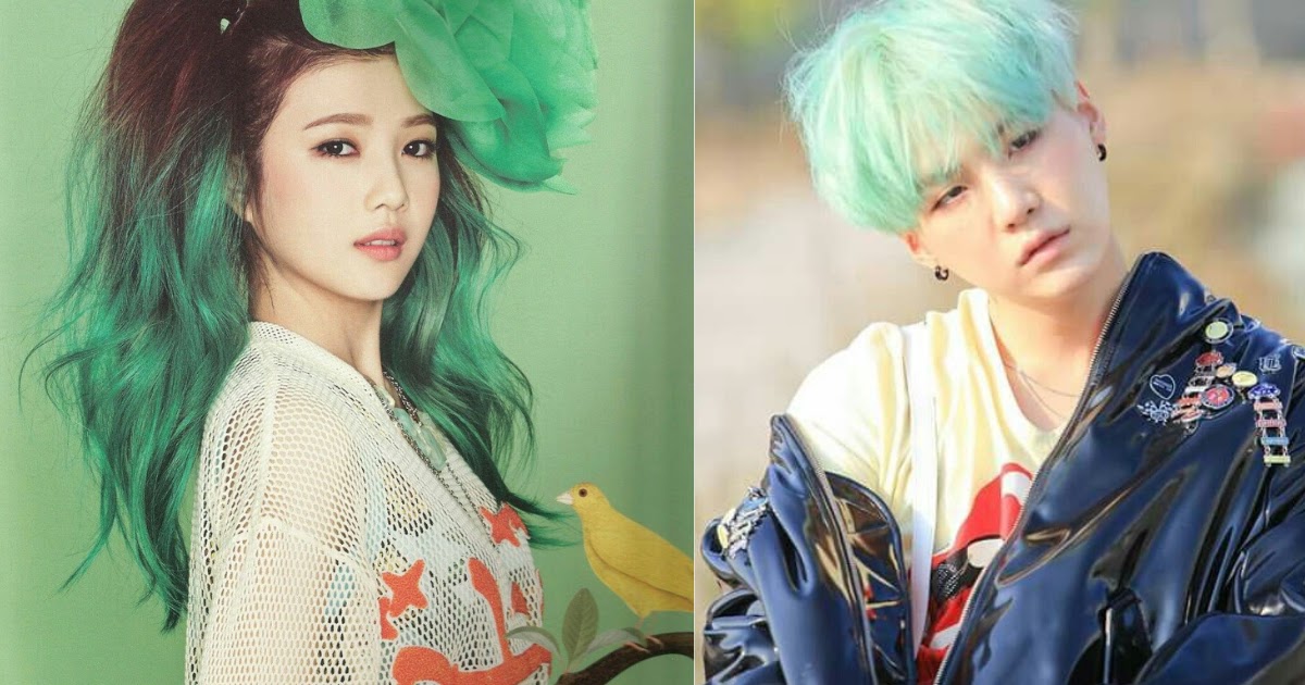 5 K-pop idols who rocked mint/green hair