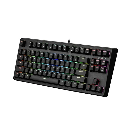 Bàn phím cơ E-dra EK387 RGB TKL Red Switch