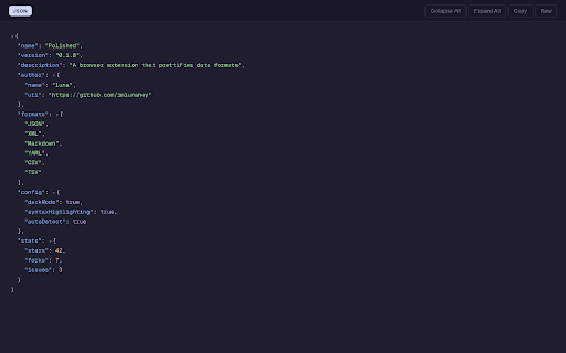 Polished screenshot 1