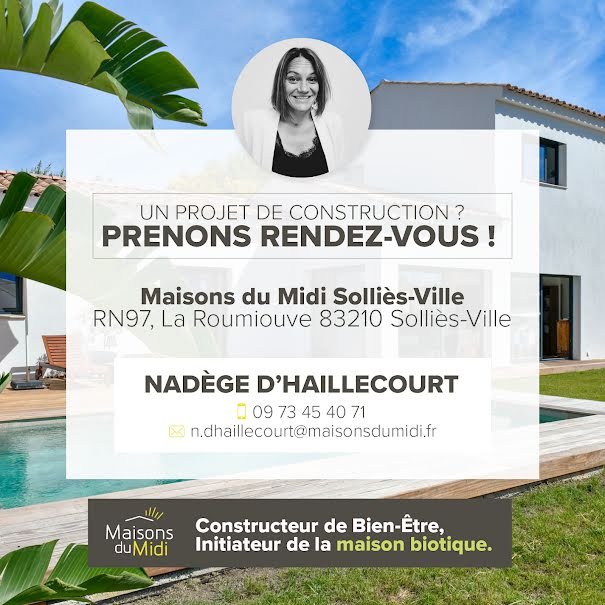 Vente terrain  1000 m² à Sollies-pont (83210), 420 000 €