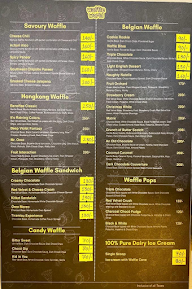 Waffle World menu 1