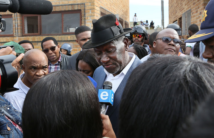 Police Minister Bheki Cele says 1,685 officers have contracted Covid-19. File image