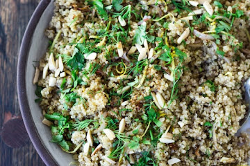 Everyday Quinoa Recipe with Lemon, Shallots and Herbs 