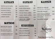 Kakooz Cafe menu 2