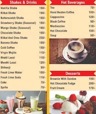 Rosita's Cafe menu 3