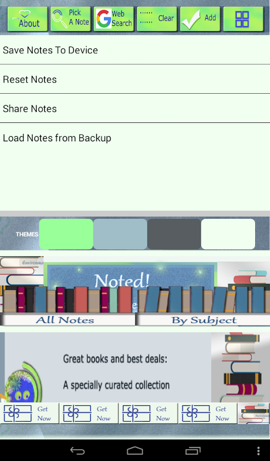    Noted! : A study notes app- screenshot  