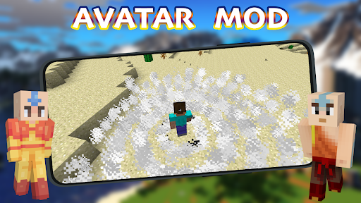 Screenshot Avatar Mod for Minecraft PE