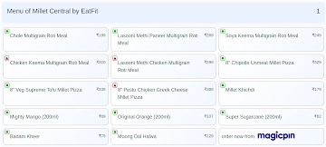 Millet Central by EatFit menu 