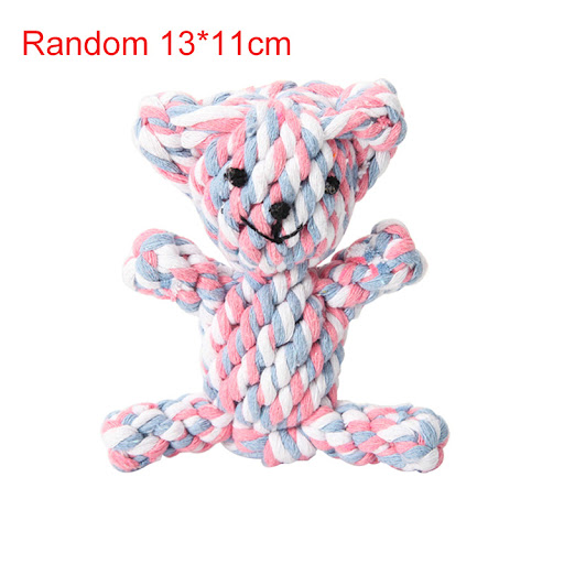 Title 7, Animal Series Molar Teeth Cleaner Cotton Rope C...