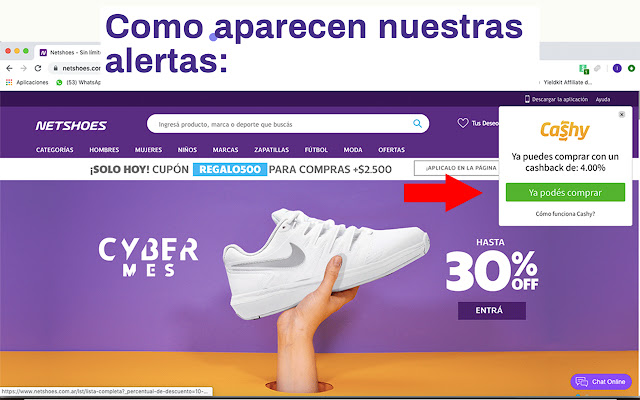 Cashback por compras