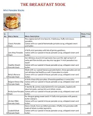 The Breakfast Nook menu 2