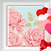 Romantic Photo Collage  Icon