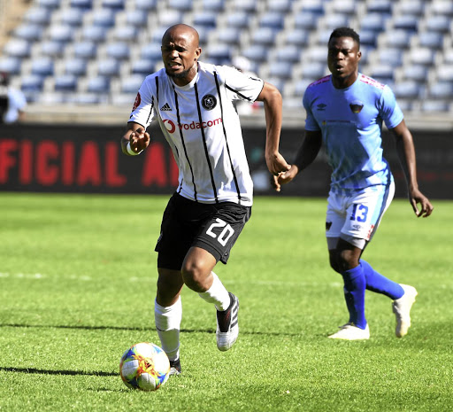 Xola Mlambo of Orlando Pirates during the Absa Premiership match against Chippa United at Orlando Stadium on September 14 last year.