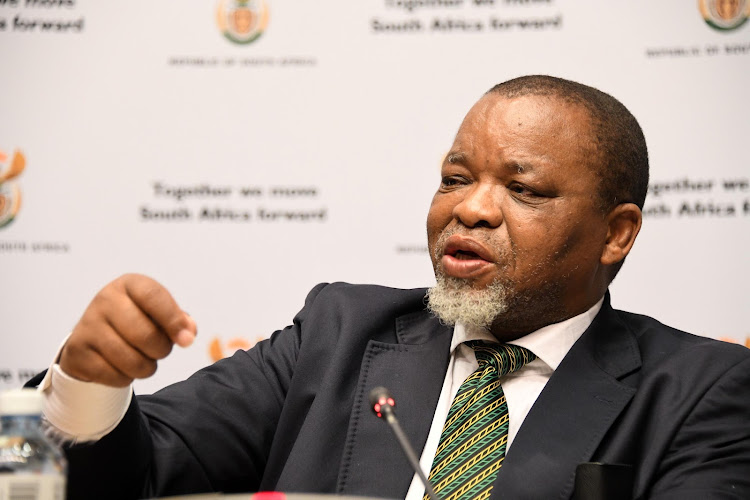 Mineral resources & energy minister Gwede Mantashe. Picture: GCIS