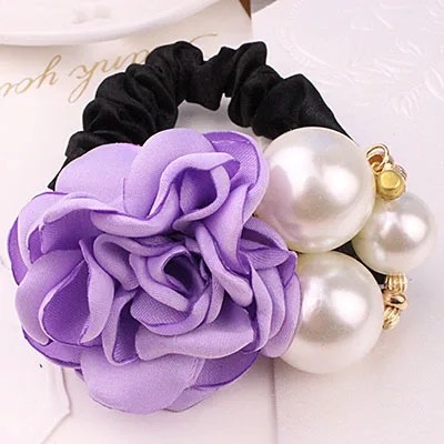 Title 7, Handmade Camellia Tie Hair Tie Headdress, a sty...