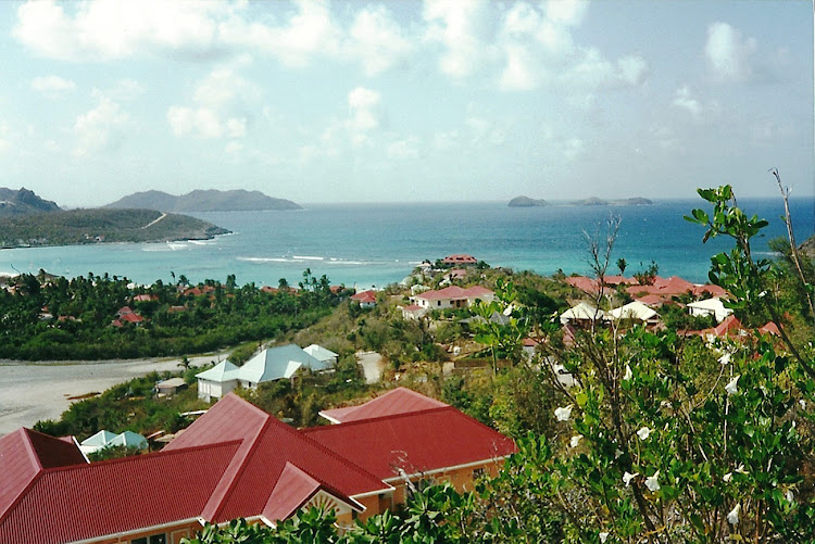 St. Jean Bay on St. Barts in the Caribbean. 