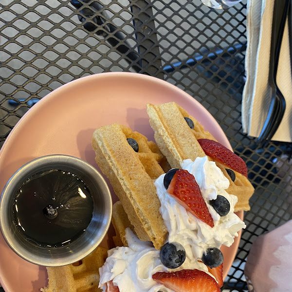 Gluten-Free Waffles at Matcha Grove