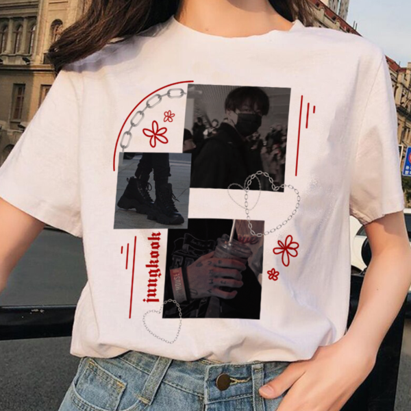 Round neck short sleeve T-shirt