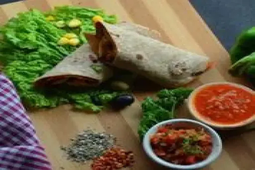 An Indian Paneer Bhurji Twist Wrap