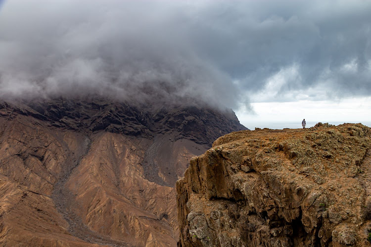 A dramatic view from one of St Helana 21 "postbox walks"