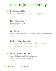 The Yellow Chilli menu 5