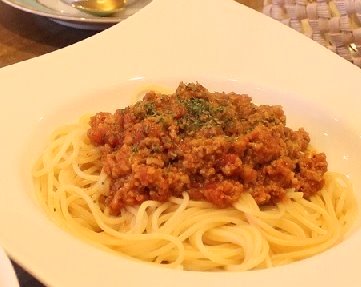 ミートソーススパゲティ