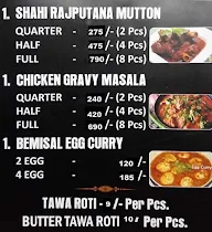 Pure Rajputana Non Veg menu 1