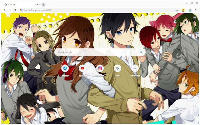 HoriMiya Wallpapers New Tab