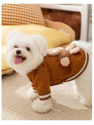 Title 10, Pet Clothes Autumn And Winter Warm Dog Outfit K...