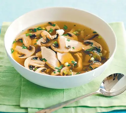 Chicken Mushroom Clear Soup