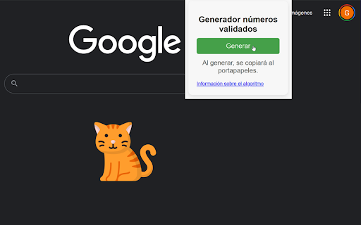 Generador dígitos validados - Código de control módulo 11