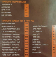 Star Annapurna's Paakashala Restaurant menu 4