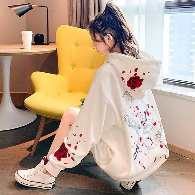 Chinese Style And Western Style All-Match Mid-Length Blouse