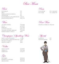 Dramz wishkey Bar & Loounge menu 1