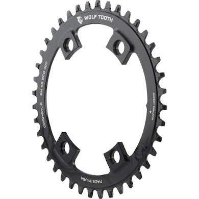 Wolf Tooth Drop-Stop Chainring: for Shimano Road 110 Asymmetric 4-bolt Cranks alternate image 0