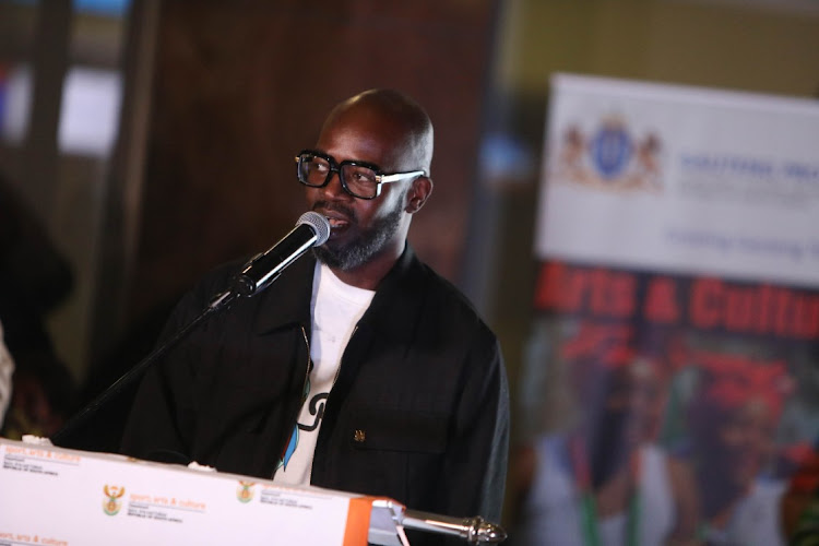 DJ Black Coffee has urged men to speak out on their mental health. File photo.