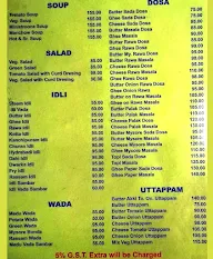 Dwarka Restaurant menu 1