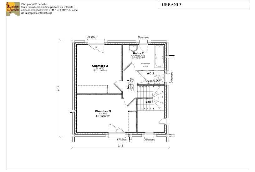  Vente Terrain + Maison - Terrain : 1 000m² - Maison : 117m² à Yssingeaux (43200) 