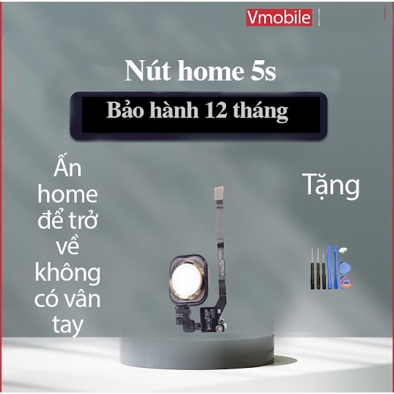 Phím Home 5S Thay Thế Cho Phone 5S Bị Hỏng Nút Home Có Tác Dụng Ấn Về Màn Hình Chính