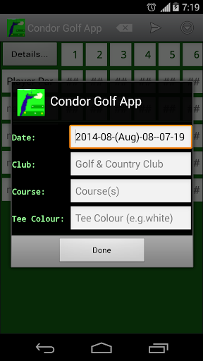 Condor Golf App