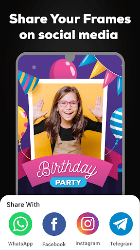 Screenshot Birthday Photo Frame