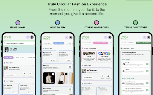 LOOP Digital Wardrobe - Sustainability Plugin