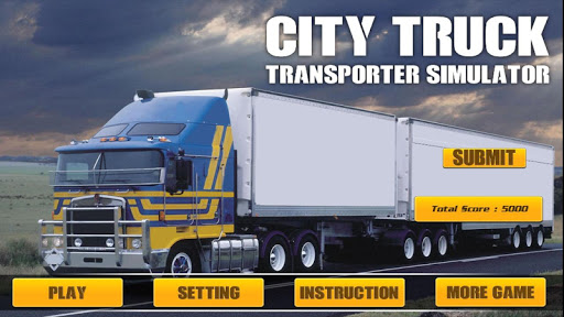 City Truck Transporter Sim