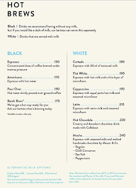 Blue Tokai Coffee Roasters menu 5