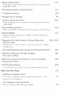 Xebra - The Sports Lounge menu 1