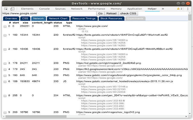 Devtools Extension