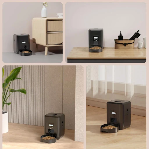 2l Button USB Automatic Pet Feeder Smart Cat Feeder Dog Slow Food Dispenser with Voice Timing Pet Feeding pet Supplie Fo