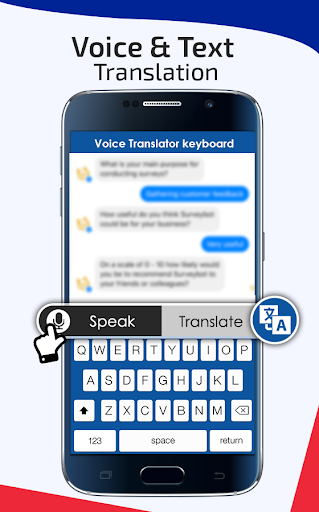 French Text & Voice Translator Keyboard