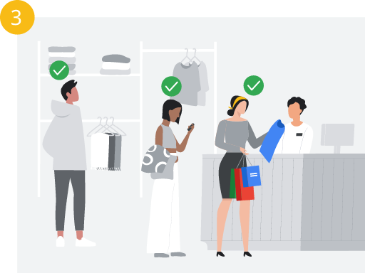 How store visits work – extrapolate, aggregate, and anonymize purchases